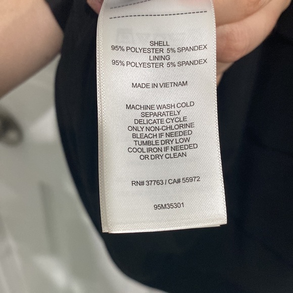 NWT Formal black dress; size 10; Lord and Taylor - Picture 8 of 8